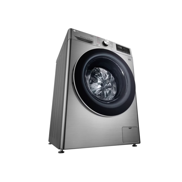 LG غسالة أتوماتيك 10.5 ك فتحة امامية فضي - Image 8