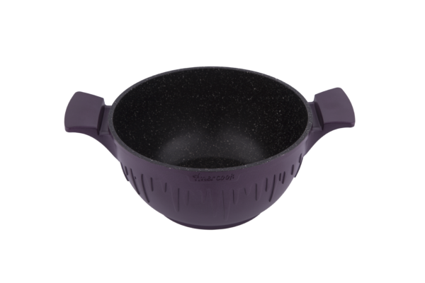 ⁦طقم قدور طهي 8 قطع بنفسجي Amer cook-K797022/8PR⁩ - الصورة ⁦2⁩