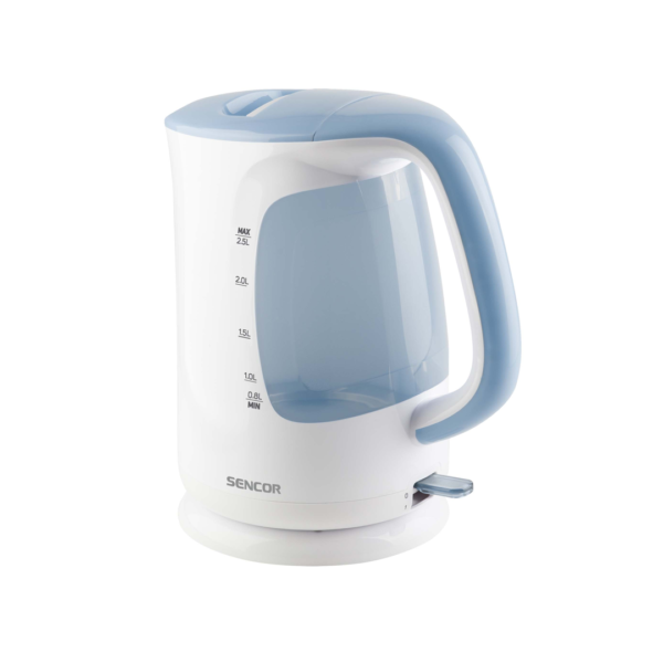 ⁦غلاية ماء سينكور 2.5 لتر ابيض بلاستيك-SWK 2510WH⁩ - الصورة ⁦3⁩