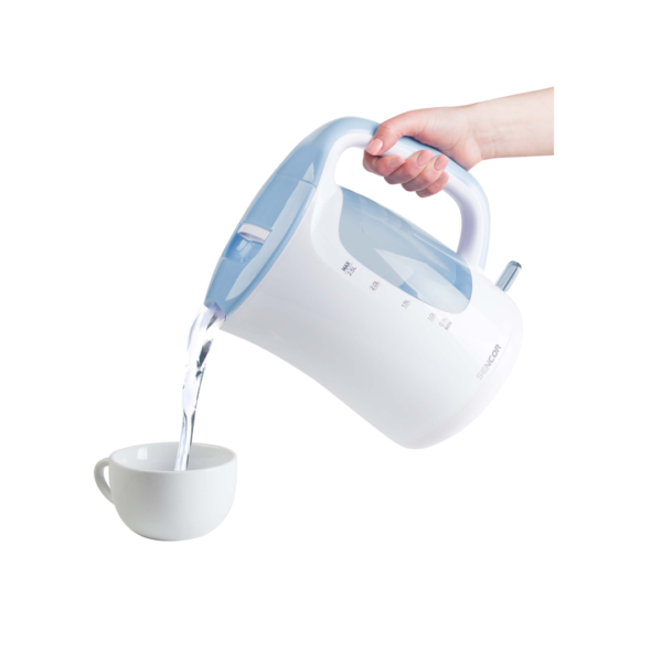 ⁦غلاية ماء سينكور 2.5 لتر ابيض بلاستيك-SWK 2510WH⁩ - الصورة ⁦9⁩
