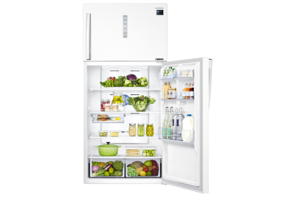 ⁦ثلاجة سامسونج بنظام Twin Cooling، سعة 620 لترًا - RT62K7030WWB⁩ - الصورة ⁦5⁩