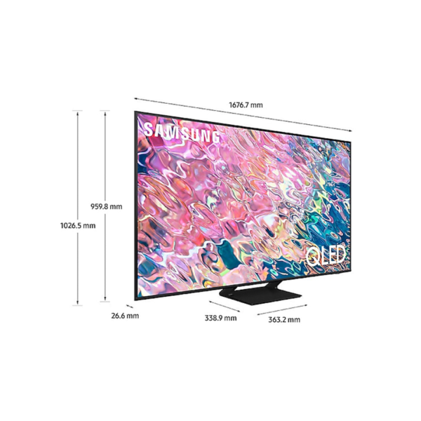⁦QLED تليفزيون سامسونج 75بوصة سمارت-QA75Q60BA⁩ - الصورة ⁦3⁩
