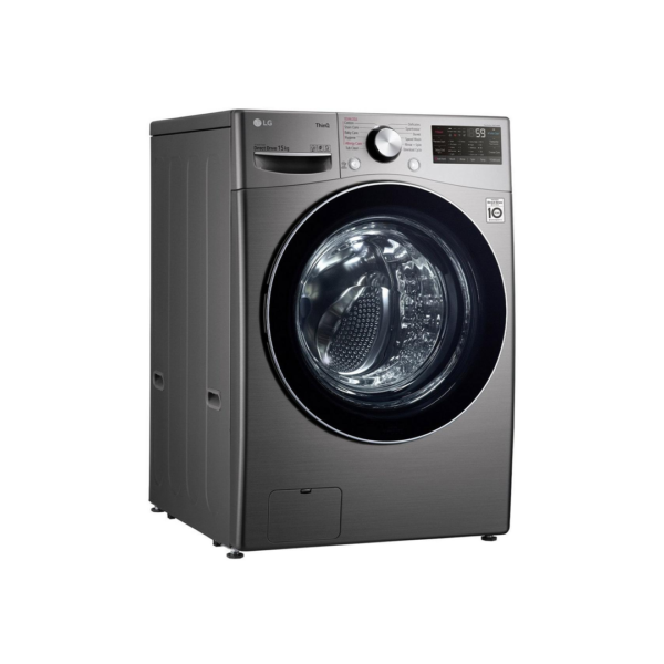 ⁦غسالة اتوماتيك فرنت لود15ك استيل LG-WF1510XMT⁩ - الصورة ⁦2⁩