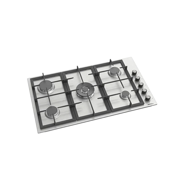 سطح سمفر غاز 90 سم ستيل مفاتيح جانبية-SMF-H9500QGWIM