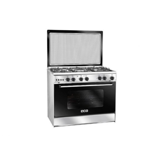 فرن غاز يونيون اير 90*60 ستيل 5 عيون-C6090S3V-U2C-511-S-