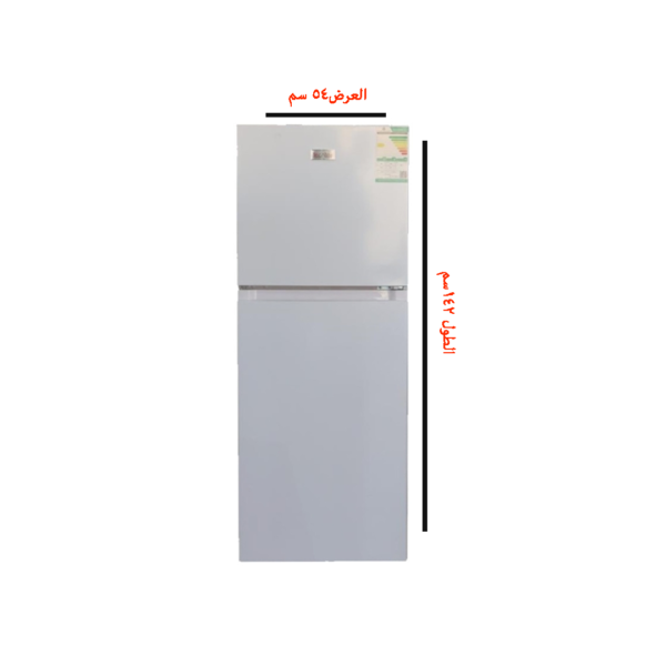 ⁦ثلاجة تيكانو 134لتر لون ابيض 2 باب-TEC-KD202FW⁩ - الصورة ⁦2⁩