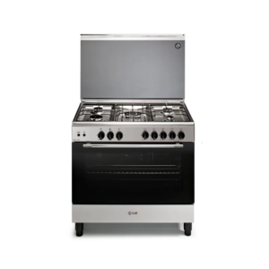 فرن غاز اي ليف أسود 5 عيون 90*60 ستيل-SO296.50EGX