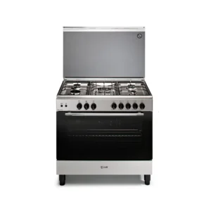 فرن غاز اي ليف أسود 5 عيون 90*60 ستيل-SO296.50EGX