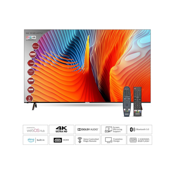 ⁦4k Web Os تليفزيون نيكاي 65بوصة سمارت-NIK65MEU4STN⁩ - الصورة ⁦4⁩