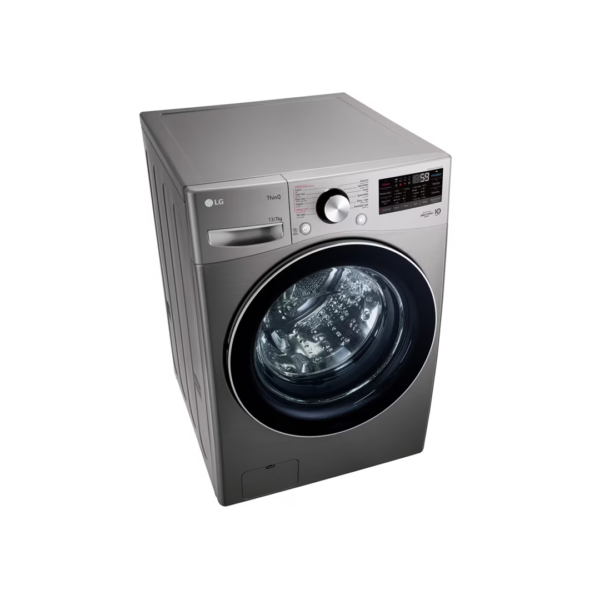 ⁦LG غسالة اتوماتيك 13 ك مع مجفف فتحة امامية فضي-WS1308XMT⁩ - الصورة ⁦5⁩