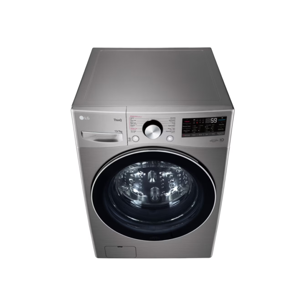 ⁦LG غسالة اتوماتيك 13 ك مع مجفف فتحة امامية فضي-WS1308XMT⁩ - الصورة ⁦6⁩