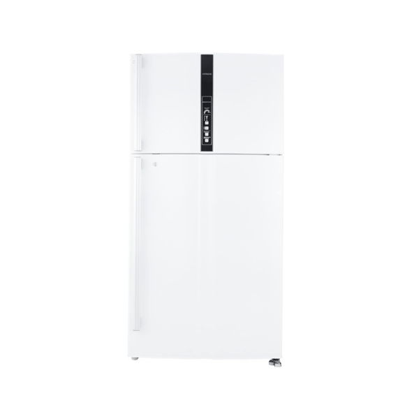 ثلاجه هيتاشى 21.2 قدم هايبرد ابيض 2 باب-R-V805PS1KVTWH