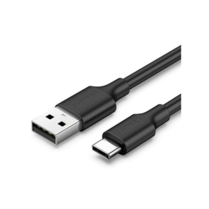 كيبل يوجرين USB-A to USB-C بطول 3 متر نايلون - أسود