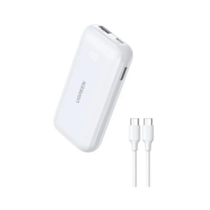 شاحن متنقل بسعة 10000MAH بقوة 30W مع شاشة رقمية بتقنية Nexode - من يوجرين - ابيض
