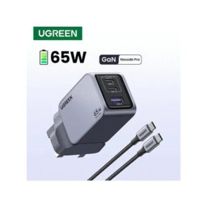 شاحن جداري 65w من يوجرين مع سلك 3 منافذ-Z.22327.17452203418423429