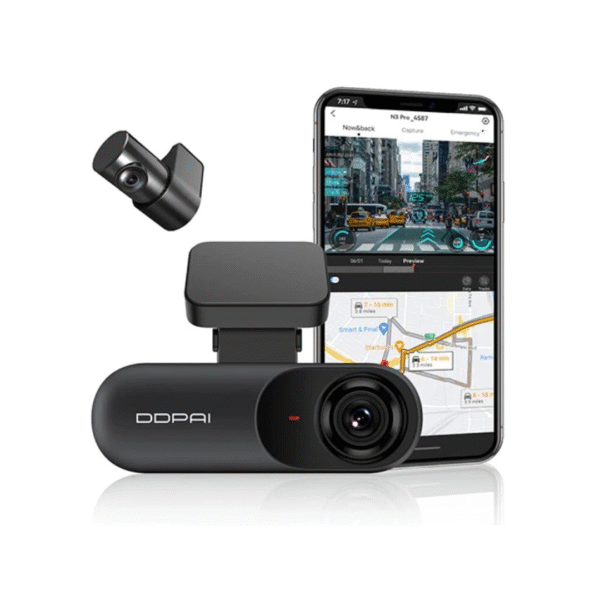 ⁦كاميرا داش كام GPS Mola N3 Pro من DDPAI-Z.22327.17421538938614671⁩ - الصورة ⁦2⁩