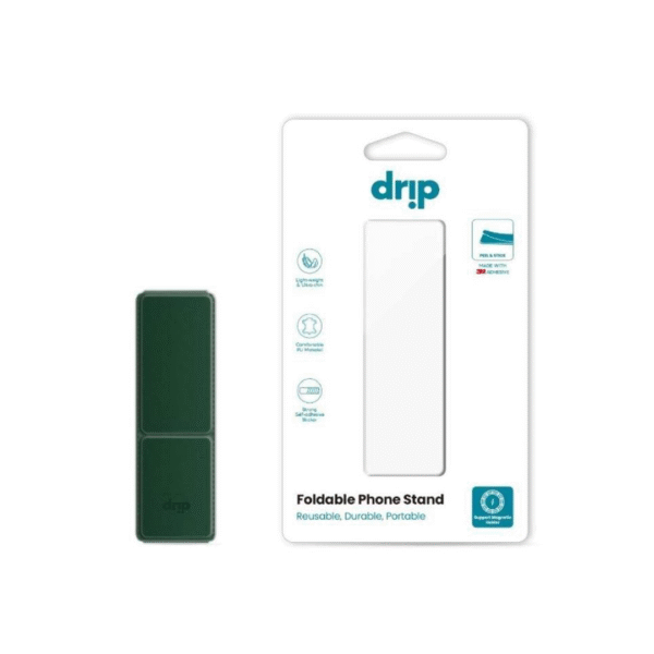 ⁦مسكة دريب Drip Foldable حامل هاتف مغناطيسي قابل للطي - أخضر-Z.22327.2683841999999285187⁩ - الصورة ⁦2⁩