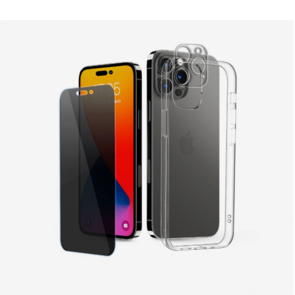⁦كج زوندا ثلاثة في واحد- 15 pro -شفاف لامع-Z.22327.18305683000000715649⁩ - الصورة ⁦3⁩