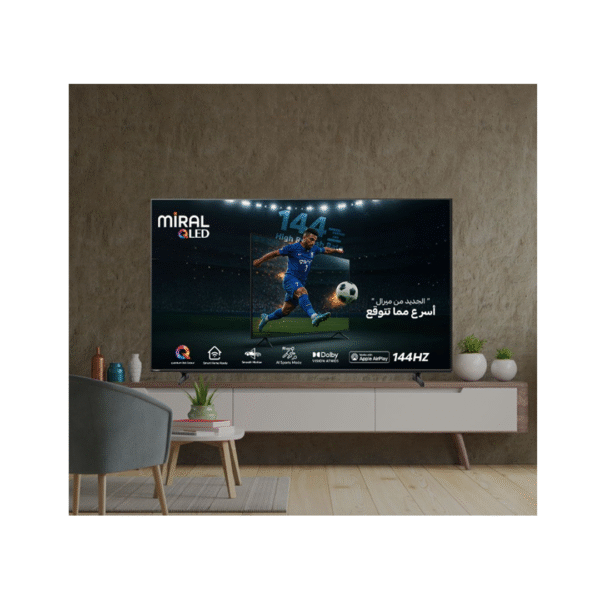 ⁦تليفزيون ميرال QLED 144HZ  85 بوصه -MLEDQH-85⁩ - الصورة ⁦7⁩