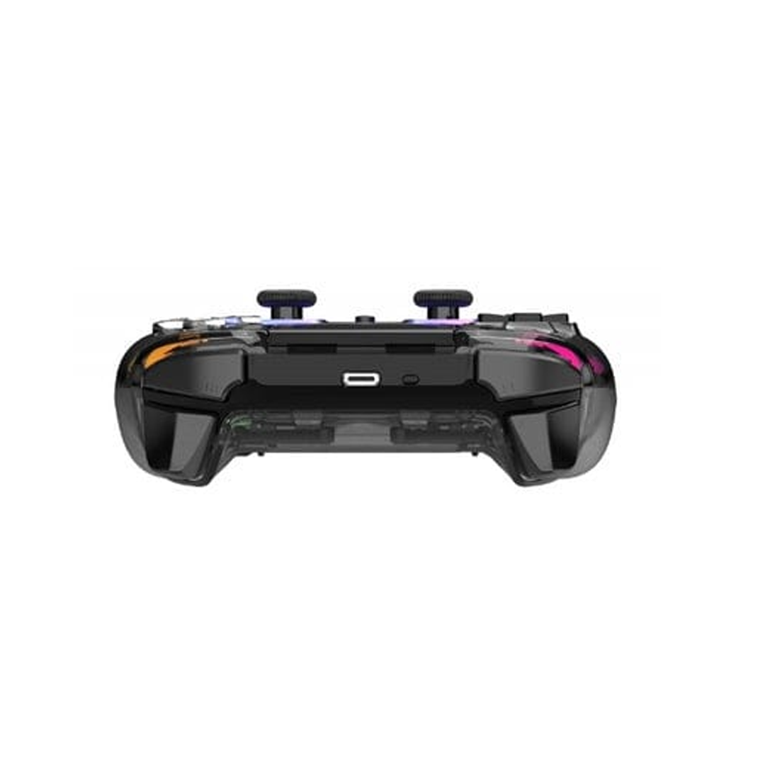 RGB الاحترافية - تصميم شفاف بإضاءة EMG Artic Glow P401 يد تحكم-Z.17724007932338645