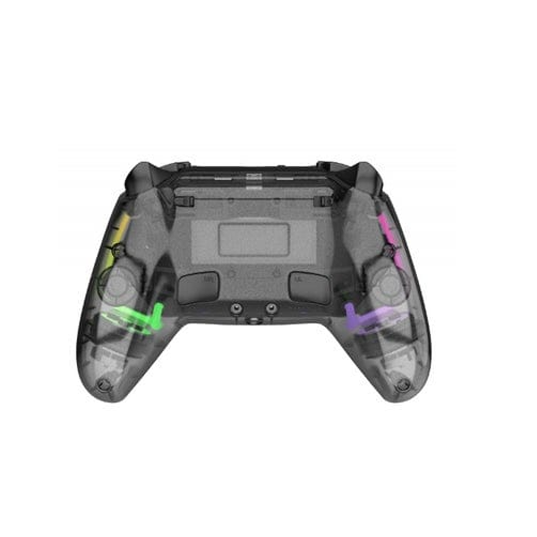 RGB الاحترافية - تصميم شفاف بإضاءة EMG Artic Glow P401 يد تحكم-Z.17724007932338645