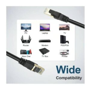 كيبل شبكة ايثرنت CAT8 بطول 0,5متر Z.17671036744796355