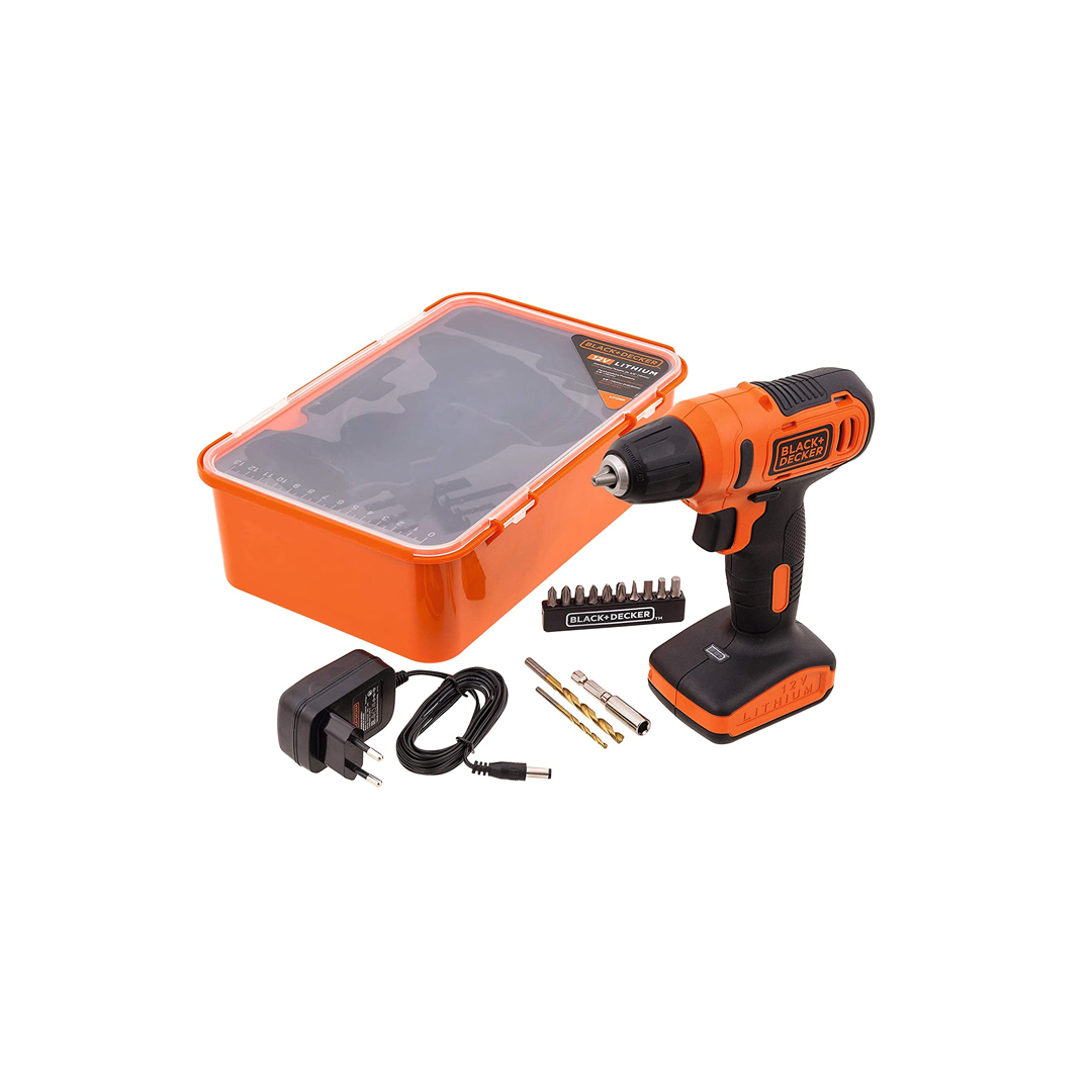 دريل بلاك اند ديكر شحن 10فولت مع 13اكسسوار-LD12SP-B5