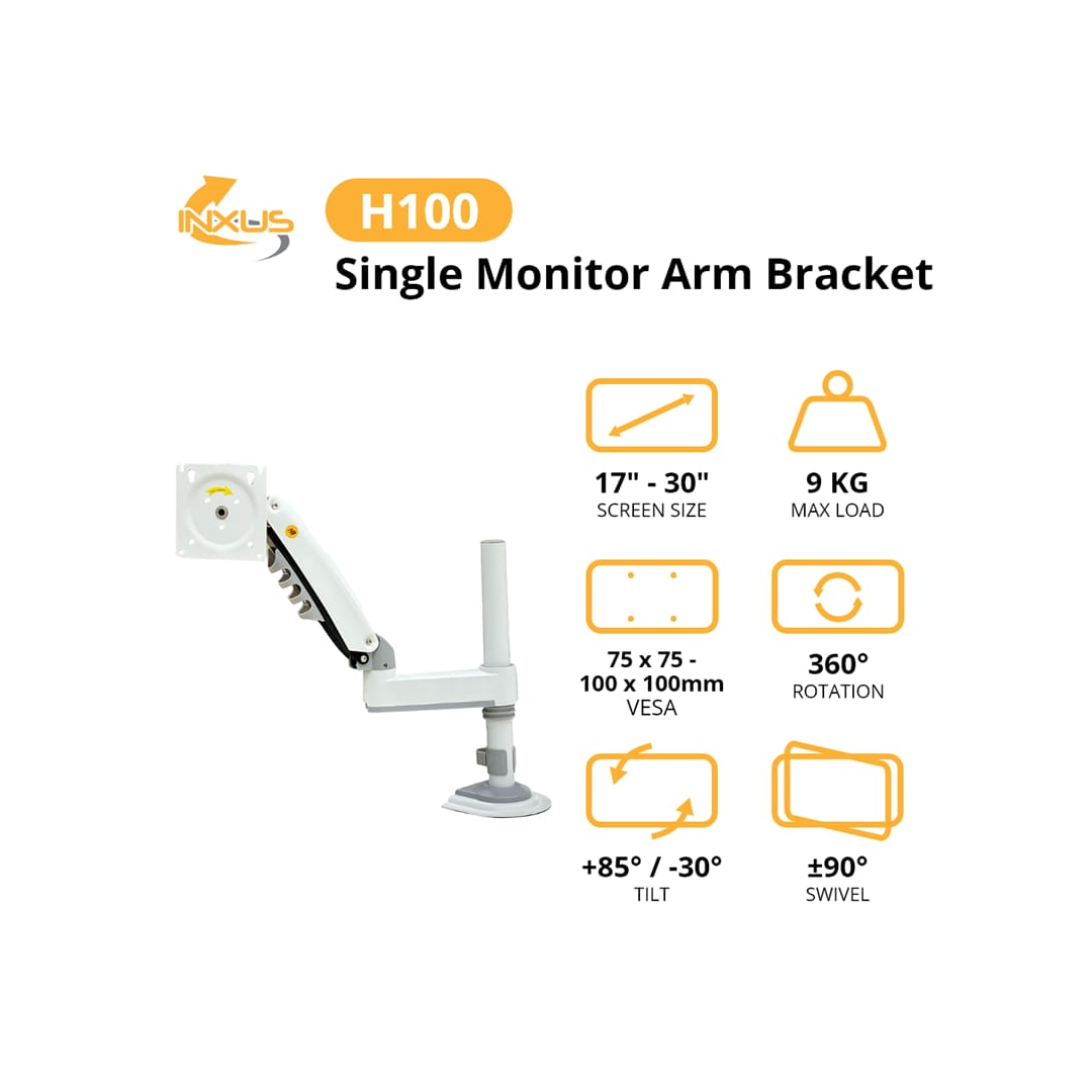 هيدروليكي أبيض NB North Bayou H100 حامل شاشة-Z.17723093780486133