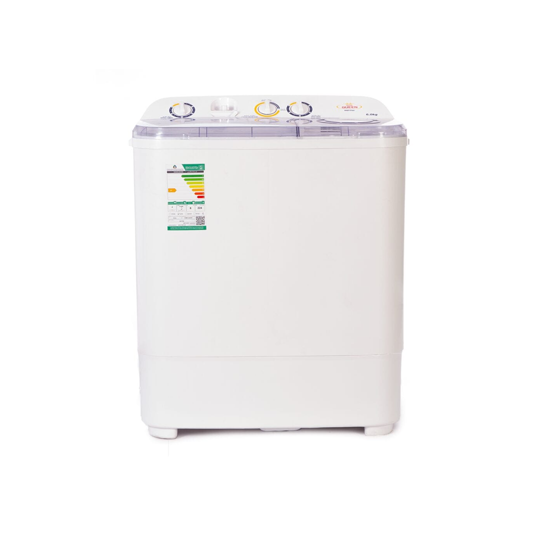 غسالة هوم كوين حوضين 6 ك-HQTT60N