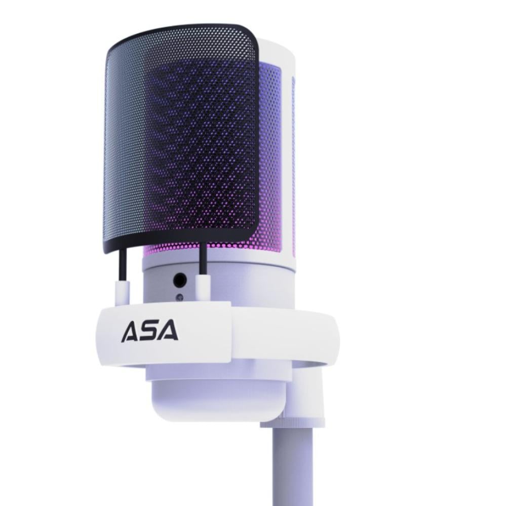 ميكروفون قيمينق SQUADCAST من ASA -لون أبيض - Z.17702737287962277