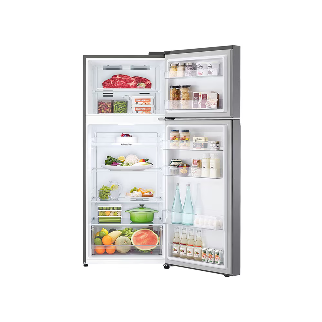 ثلاجة ال جي 13.3 قدم 2باب فضي - LT14CBBDIV