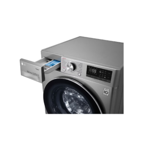 غسالة ال جي 10.5 كيلو فتحة امامية فضي WFV1114XMT