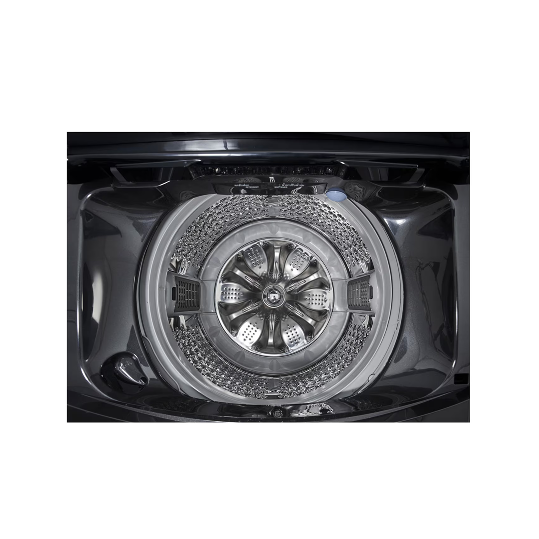 LGغسالة اتوماتيك 19ك فتحة علوية اسود