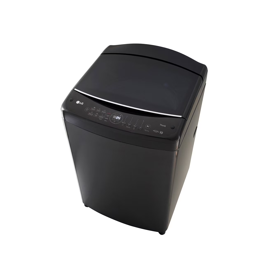LGغسالة اتوماتيك 19ك فتحة علوية اسود