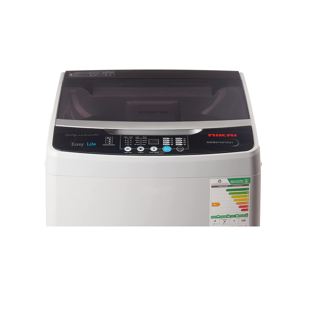 غسالة نيكاي اتوماتيك 7ك توب لود ابيض-NWM0700TK22
