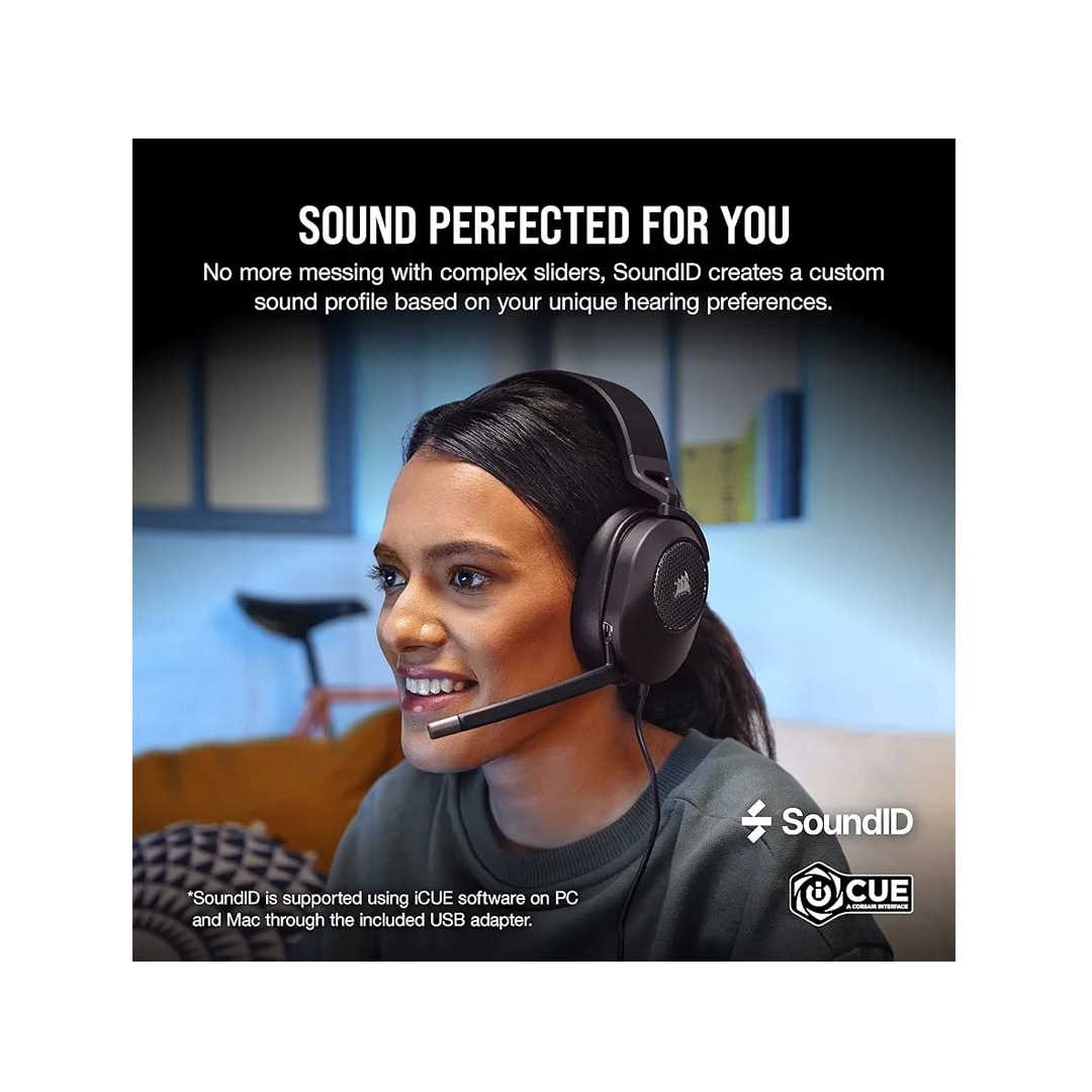 صوت محيطي 7.1 - كربونHS35 Surround v2سماعة كورسير-Z.17718786599231663