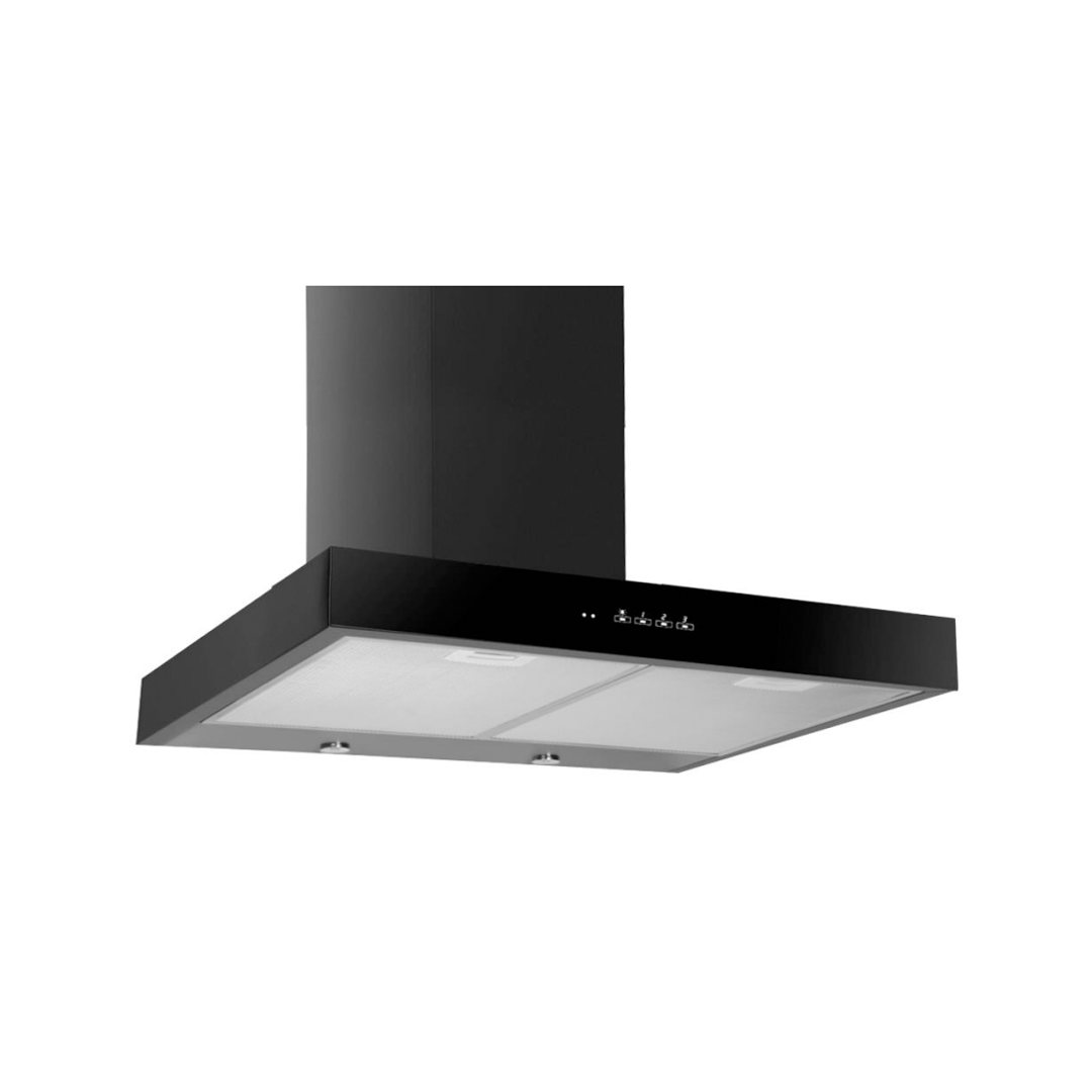 شفاط مسطرة ستيل أسود