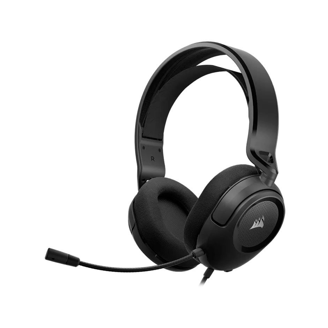 3.5mm على الكمبيوتر، مع دعم اتصالUSB عبر Dolby 7.1هي سماعة ألعاب سلكية متعددة المنصات توفر صوتًا محيطيًا افتراضيًا v2سماعة كورسير