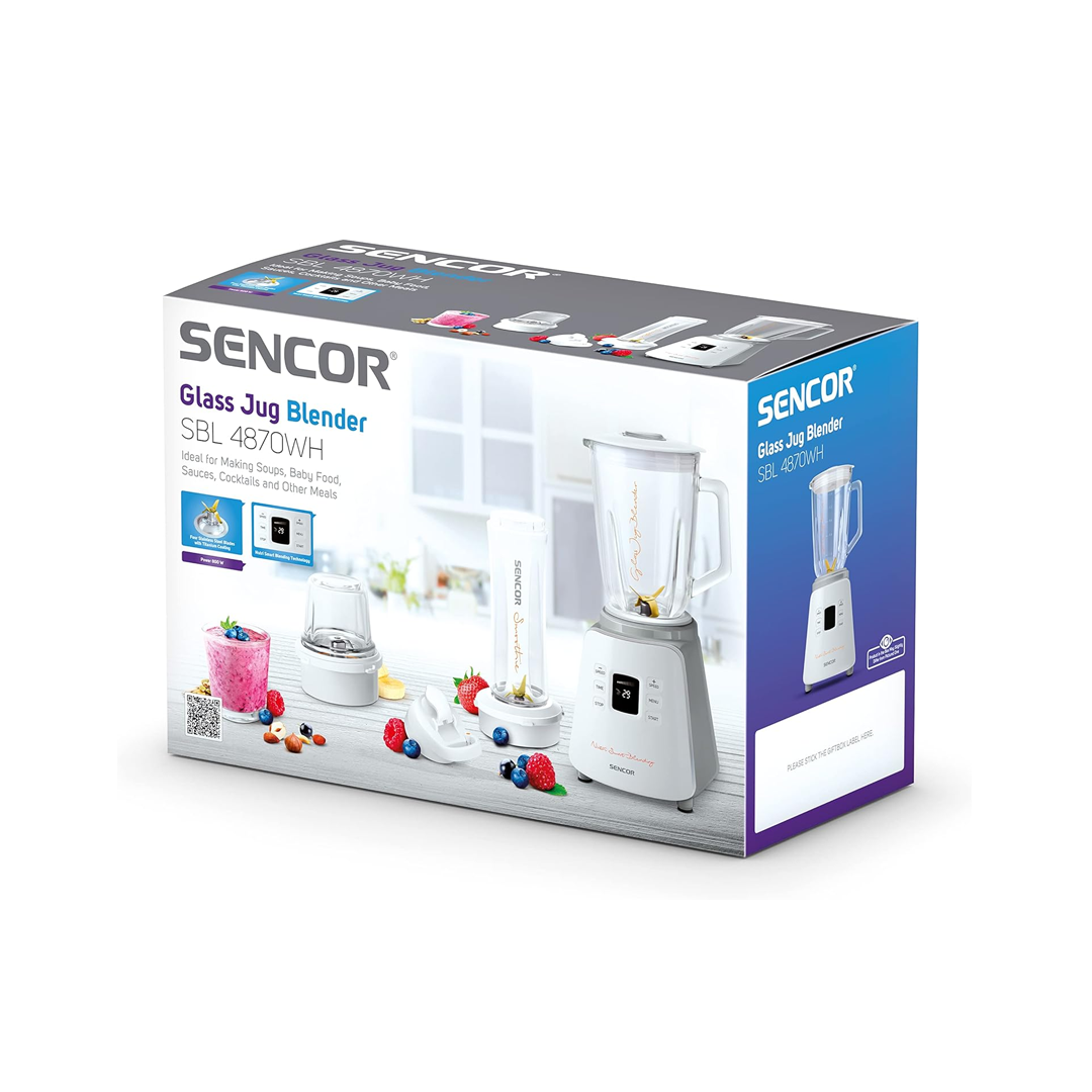 خلاط سينكور 800واط 3*1 زجاج 1.5لتر