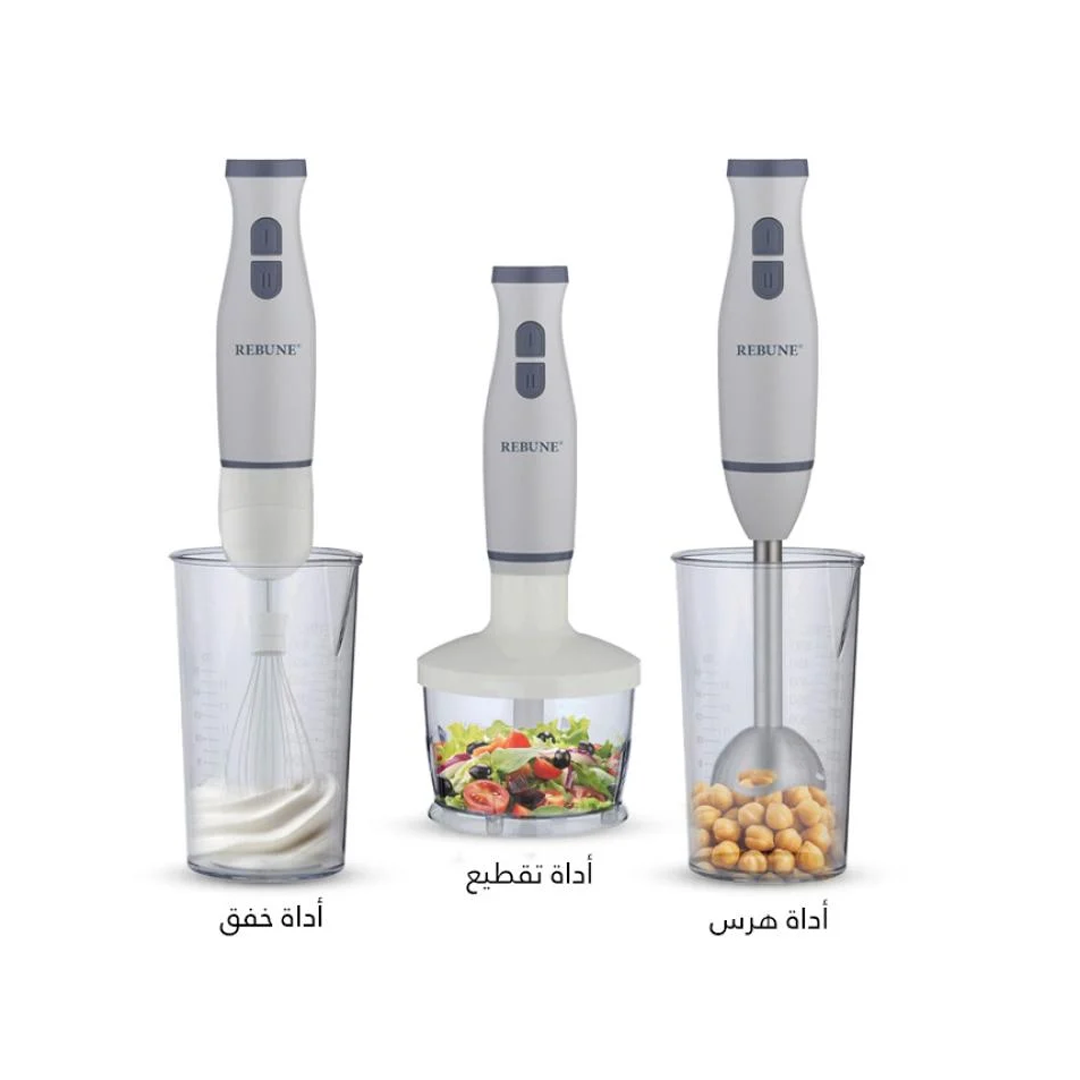 طقم خلاط يدوي ريبون 3*1 400واط