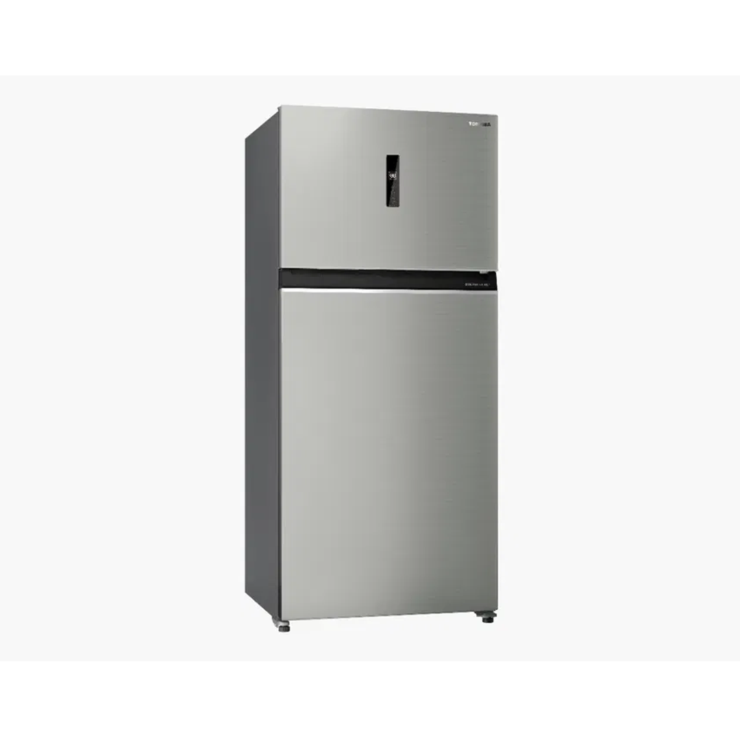 ثلاجة توشيبا فضي 608لتر