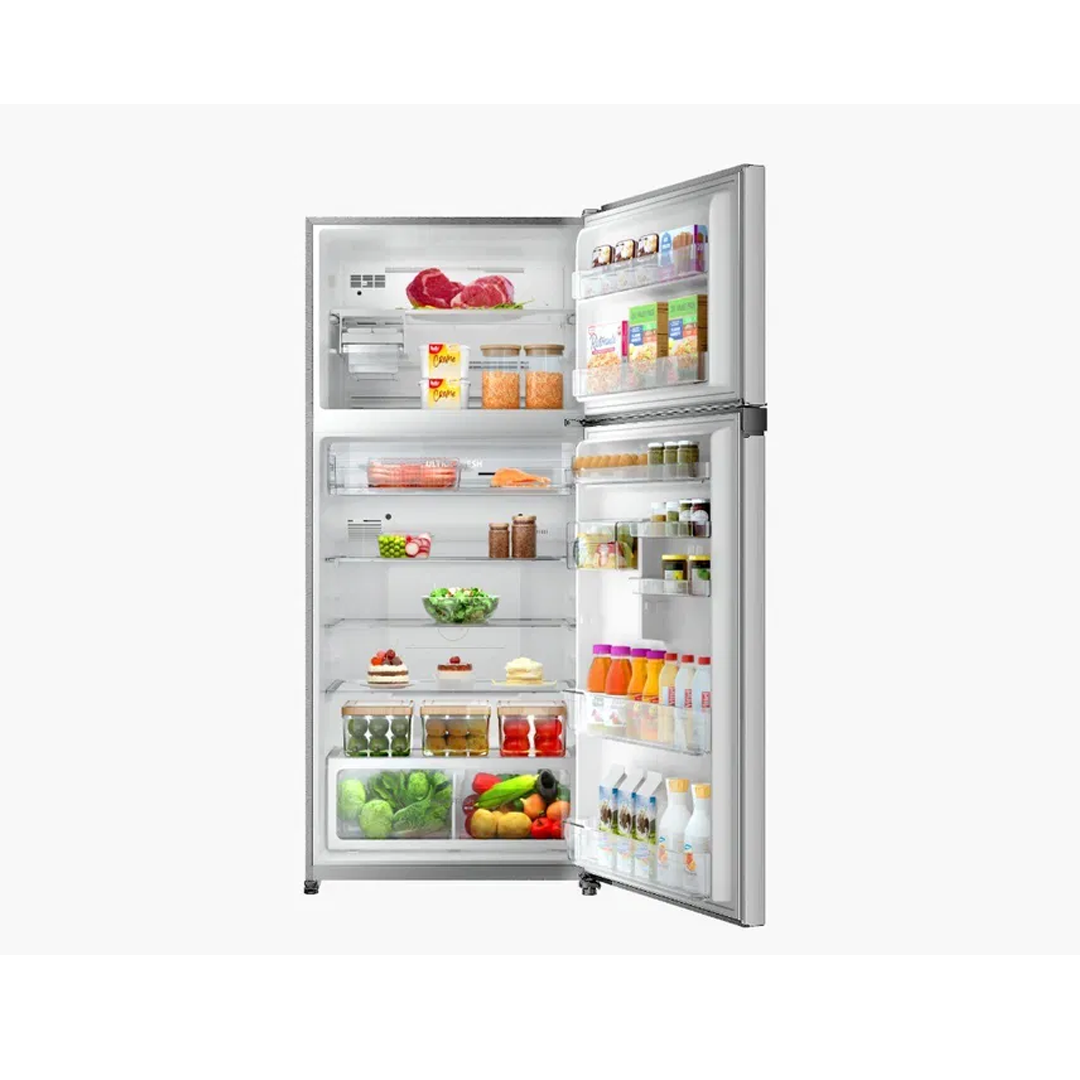 ثلاجة توشيبا 608لتر سلفر 2باب