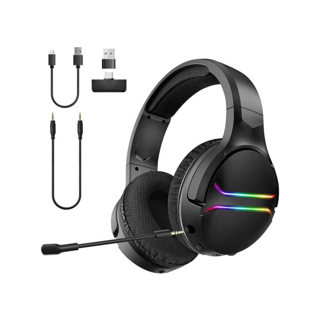 اسود-RGBلاسلكية وبلوتوث مع إضاءة ASA SMASHسماعة الألعاب-Z.22327.9655358999999762525