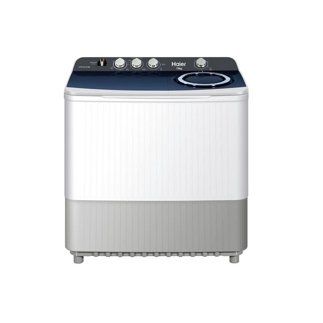 غسالة هاير حوضين 13ك ابيض-HTW130-S186