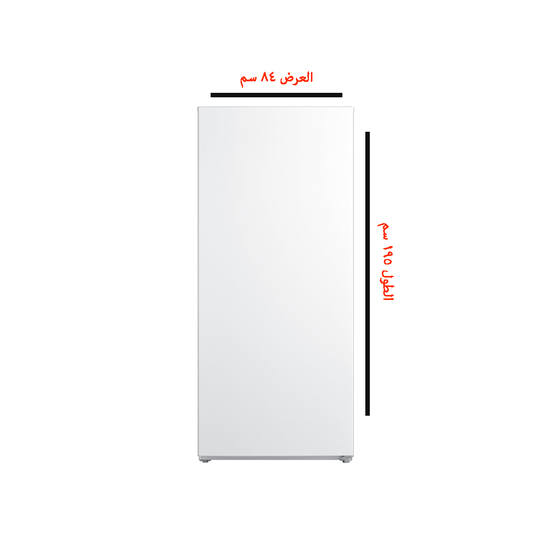 فريزر ميرال طولي 600 لتر ابيض باب يسار MURF-600RSS-WL