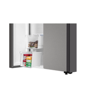 SBS ثلاجة هاير 17.8 قدم بابين ستيل-HRF-650SS