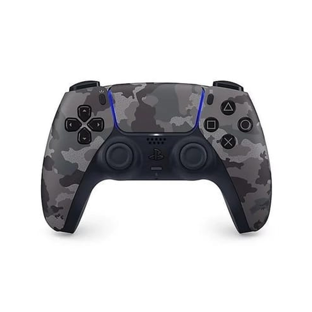 لوحدة التحكم DualSense اللاسلكية لجهاز PlayStation 5 بلون Grey Camouflage