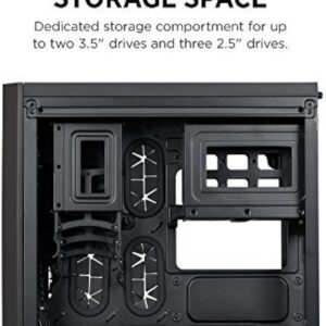 صندوق كمبيوتر CORSAIR CRYSTAL 280X -MICRO ATX CASEمروحتين -لون اسود Z.17671097337169914