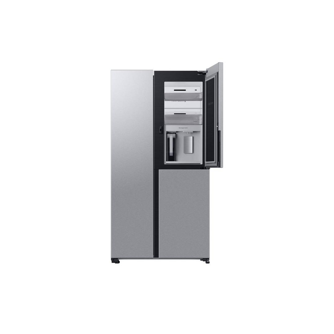 سامسونج ثلاجة باب جانب باب، 21 قدم، موزع ماء، صانع ثلج داخلي، إستيل-
