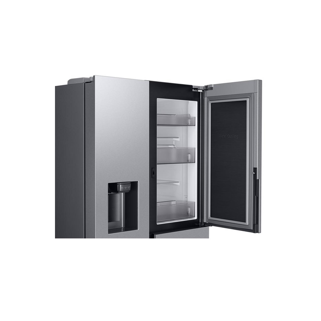 ثلاجة سامسونج دولابي ثلاثة باب605لتر ستيل